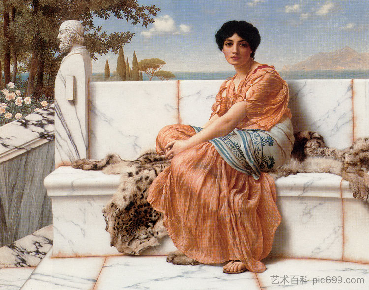 在萨福时代 In the Days of Sappho (1904)，约翰·威廉·格维得