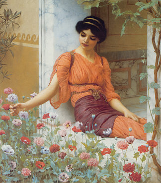 夏日花 Summer Flowers (1903)，约翰·威廉·格维得