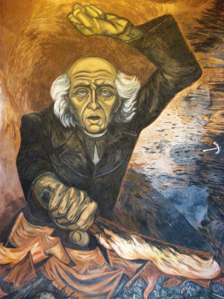 父亲 伊达尔戈 Father Hidalgo (1949; Guadalajara,Mexico ),何塞·克莱门特·奥罗斯科