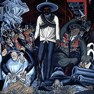 第16小组.西班牙美洲 - 美国文明史诗 Panel 16. Hispano America - The Epic of American Civilization (1932 - 1934),何塞·克莱门特·奥罗斯科