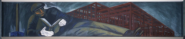 第21小组.现代工业人2 - 美国文明史诗 Panel 21. Modern Industrial Man 2 - The Epic of American Civilization (1932 - 1934),何塞·克莱门特·奥罗斯科