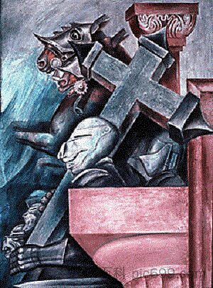 第8小组.预言 - 美国文明史诗 Panel 8. The Prophecy - The Epic of American Civilization (1932 - 1934),何塞·克莱门特·奥罗斯科