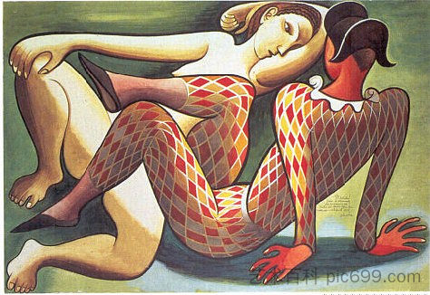 剧院装饰研究 Study for a Theatre Decoration (1929),乔斯·代·阿尔马达·内格雷罗斯