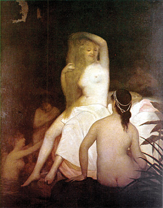 洗澡后 After the bath (1881)，若塞·费尔拉兹·德·阿尔梅达·茹尼奥尔