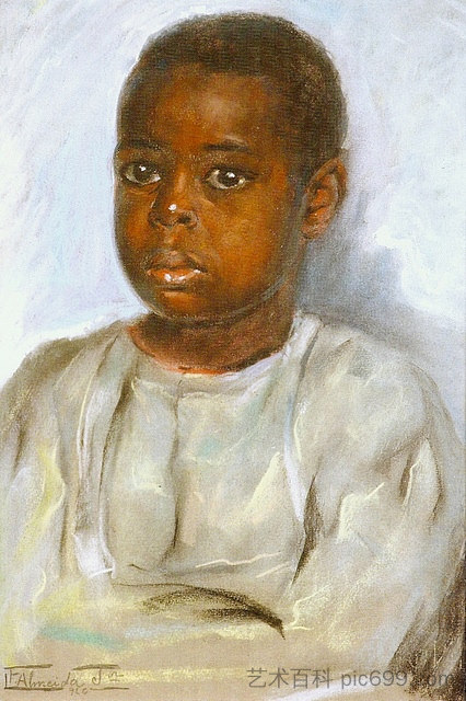 黑人男孩 Black boy (1850)，若塞·费尔拉兹·德·阿尔梅达·茹尼奥尔