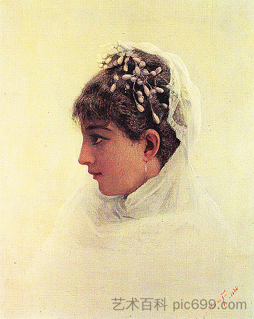 新娘 The bride (1886),若塞·费尔拉兹·德·阿尔梅达·茹尼奥尔