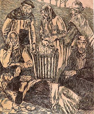 乞丐变暖 Beggars Warming (1932 – 1933)，乔斯·古铁雷斯·索拉纳