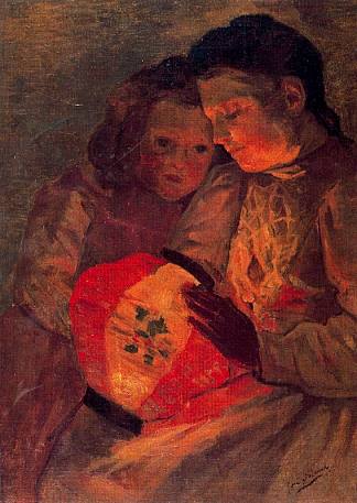 带灯的孩子 Children with the Lamp (1902)，乔斯·古铁雷斯·索拉纳