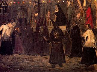 托莱多游行 Procession in Toledo (1905)，乔斯·古铁雷斯·索拉纳