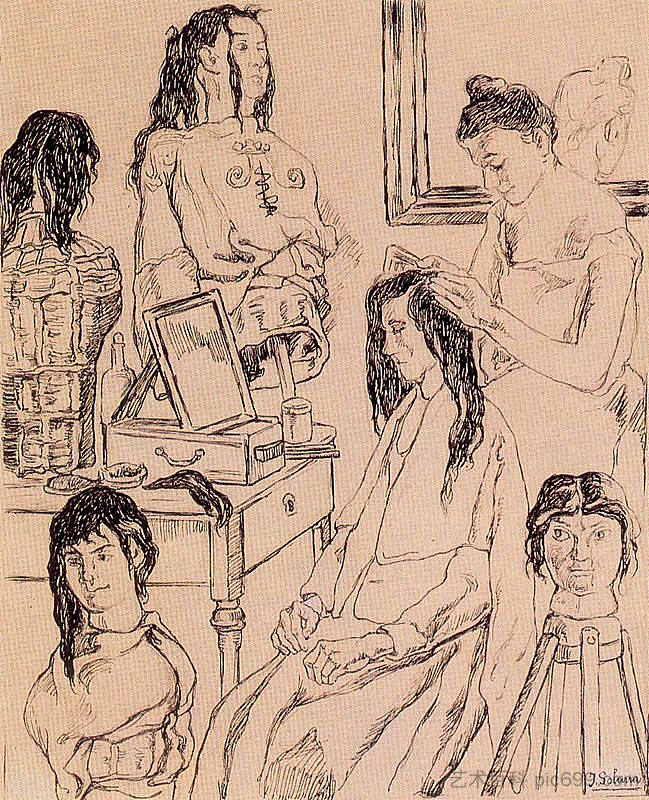 美发师 The Hairdresser (1932 - 1933)，乔斯·古铁雷斯·索拉纳