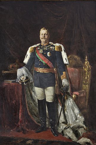 葡萄牙卡洛斯一世的肖像 Portrait of Carlos I of Portugal (1890)，何塞·马奥