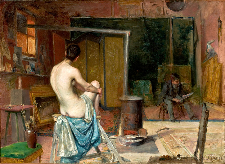 艺术家工作室 The Artist's Studio (1894)，何塞·马奥