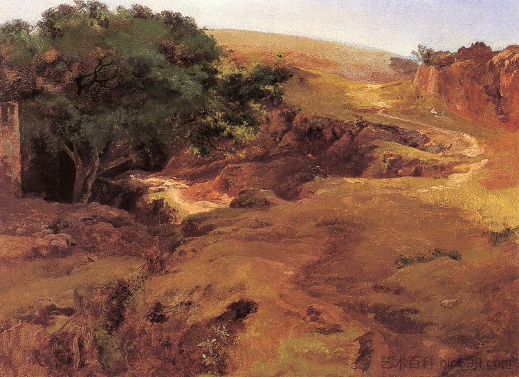 特拉斯卡拉溪 Arroyo de Tlaxcala (1874)，若泽玛丽亚维拉斯科