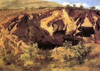 加丘平山或阿察夸尔科山的采石场 Cantera del cerro de los Gachupines o Atzacoalco，若泽玛丽亚维拉斯科