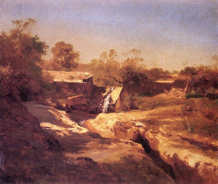 塔库巴亚河 El río de Tacubaya (1868)，若泽玛丽亚维拉斯科
