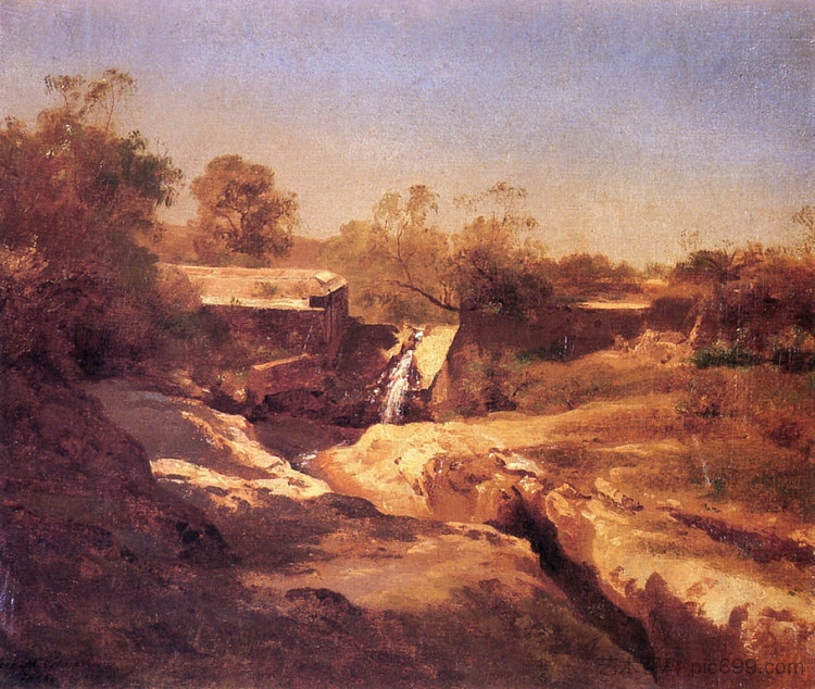 塔库巴亚河 El río de Tacubaya (1868)，若泽玛丽亚维拉斯科