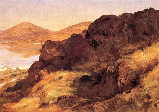 阿扎夸尔科山的岩石 Peñascos del cerro de Atzacoalco (1874)，若泽玛丽亚维拉斯科