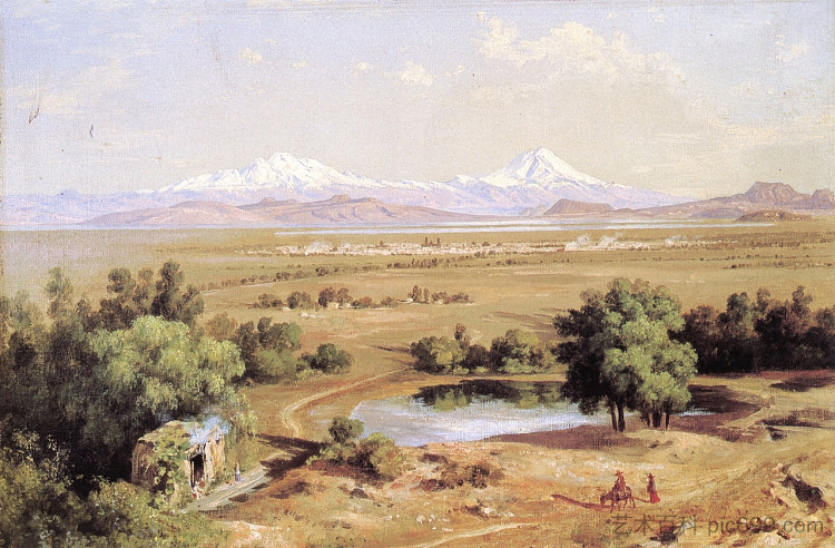 比鲁德尔特佩亚克的树木 Árboles del pirú del Tepeyac (1905),若泽玛丽亚维拉斯科
