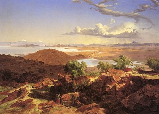 从圣伊莎贝尔山上的墨西哥谷 Valle de México desde el cerro de Santa Isabel (1882)，若泽玛丽亚维拉斯科