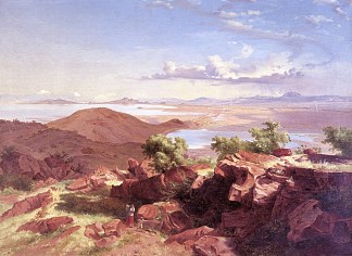 从圣伊莎贝尔山上的墨西哥谷 Valle de México desde el cerro de Santa Isabel (1884)，若泽玛丽亚维拉斯科