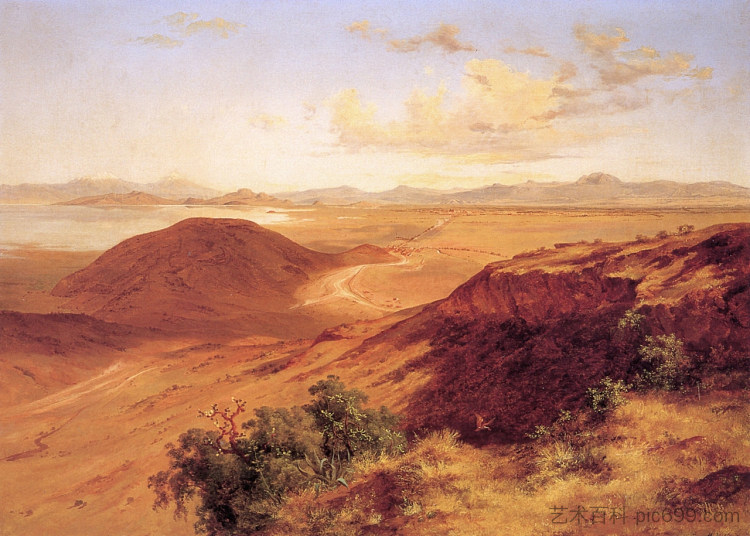 从圣伊莎贝尔山上的墨西哥谷 Valle de México desde el cerro de Santa Isabel (1884)，若泽玛丽亚维拉斯科