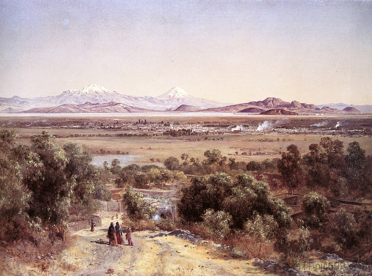 特佩亚克山上的墨西哥谷 Valle de México desde el cerro de Tepeyac (1894)，若泽玛丽亚维拉斯科