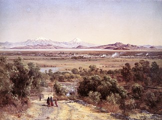 特佩亚克山上的墨西哥谷 Valle de México desde el cerro de Tepeyac (1894)，若泽玛丽亚维拉斯科