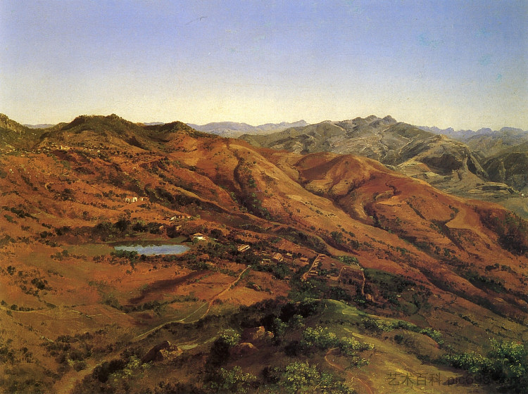 圭拉陶景观 Vista de Guelatao (1887)，若泽玛丽亚维拉斯科