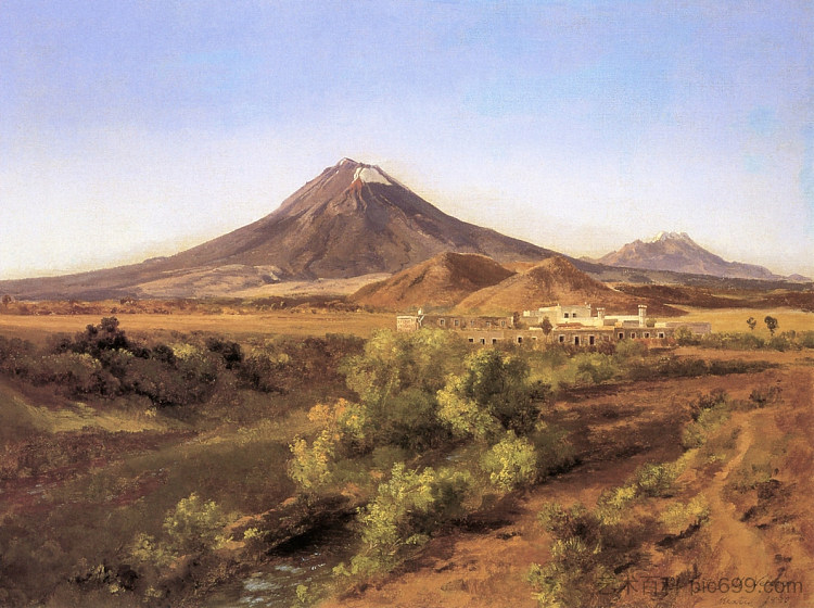 拉卡罗来纳州纱线工厂景观 Vista de la fárica de hilados La Carolina (1880)，若泽玛丽亚维拉斯科