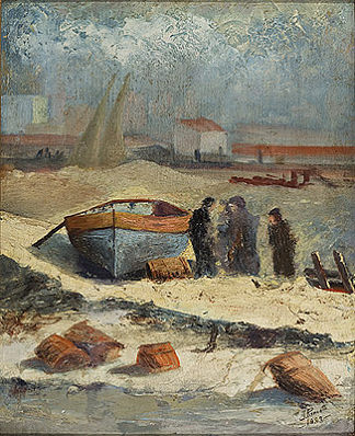 船和渔民 Barco e Pescadores (1933)，若泽潘塞提