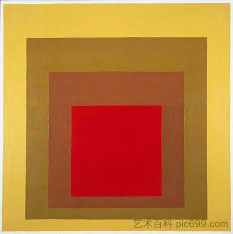 向广场致敬 Homage to the Square (1967),约瑟夫·亚伯斯