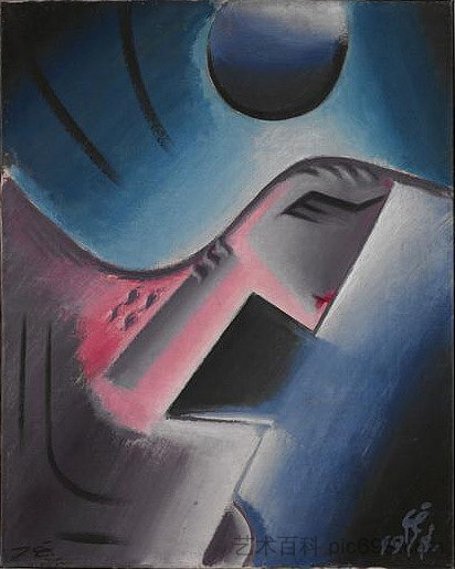 戴大帽子的 Nevěstka s velkým kloboukem (1918),约瑟夫疲惫
