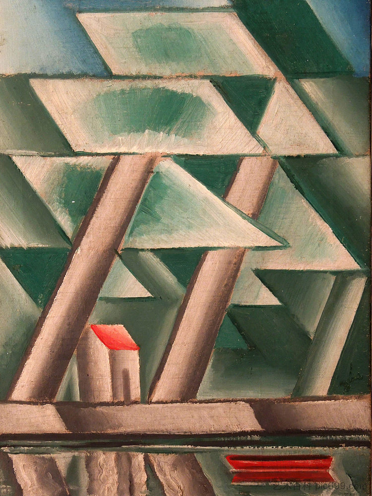 在水边 At the Waterside (1916 - 1917),约瑟夫疲惫