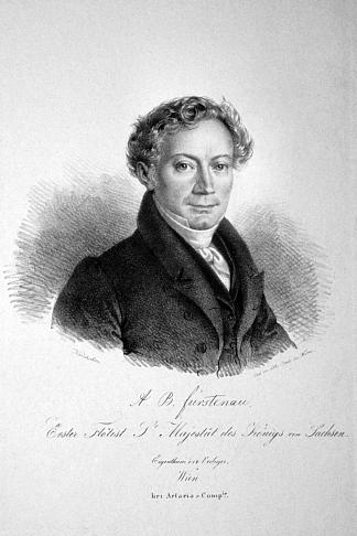 Anton Bernhard Fürstenau，德国长笛演奏家和作曲家 Anton Bernhard Fürstenau, German flutist and composer (1830)，约瑟夫·克里胡贝尔