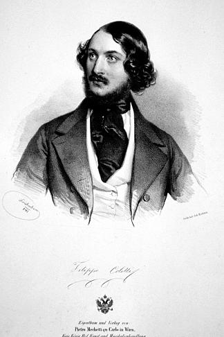 菲利波·科莱蒂，意大利男中音 Filippo Coletti, Italian Baritone (1841)，约瑟夫·克里胡贝尔