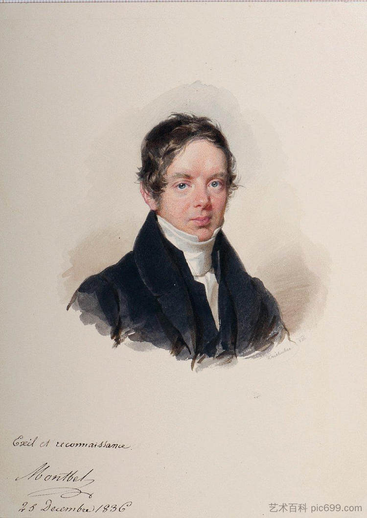 纪尧姆·伊西多尔·德·蒙贝尔伯爵 Le Comte Guillaume Isidore De Montbel (1836)，约瑟夫·克里胡贝尔