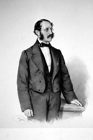 Max Von Gomperz，奥地利实业家和银行家 Max Von Gomperz, Austrian industrialist and banker (1860)，约瑟夫·克里胡贝尔