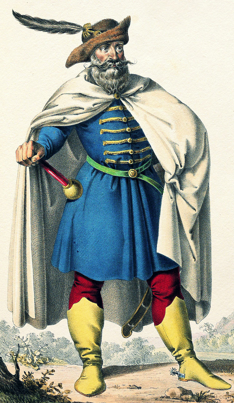 萨博尔奇，匈牙利传奇军事领袖 Sabolch, legendary Hungarian military leader (1828)，约瑟夫·克里胡贝尔