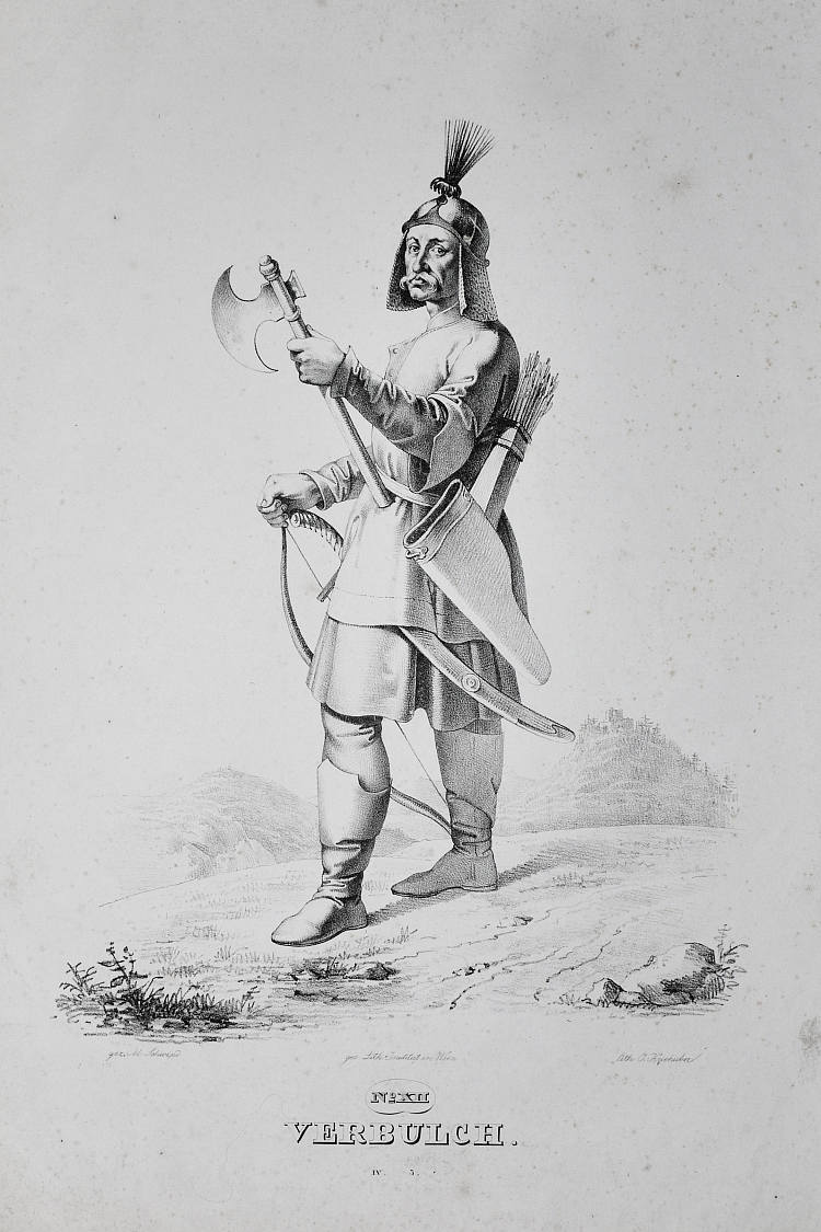 韦尔布尔奇，匈牙利人的部落首领 Verbulch, tribal leader of the Hungarians，约瑟夫·克里胡贝尔