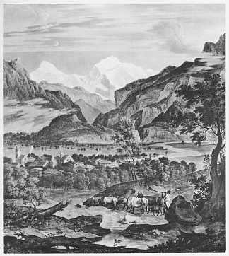伯尔尼高地 Berner Oberland (1816)，约瑟夫·安东·科赫