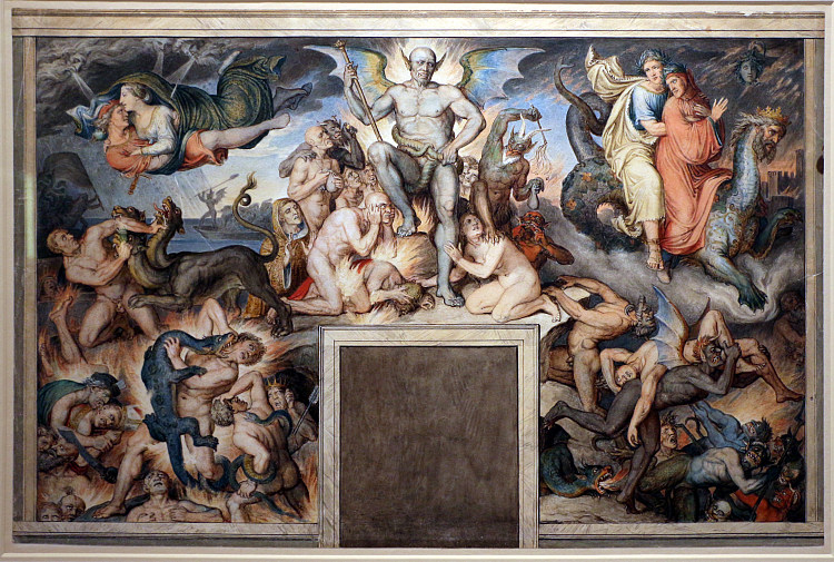 但丁的地狱 l'inferno di dante (1825)，约瑟夫·安东·科赫