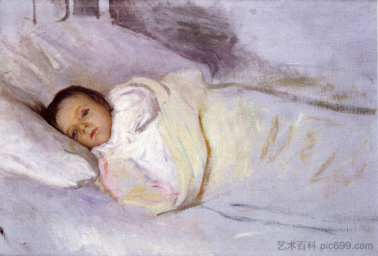 艺术家女儿的肖像 Portrait of the Artist's Daughter，约瑟夫·德坎普