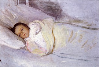 艺术家女儿的肖像 Portrait of the Artist’s Daughter，约瑟夫·德坎普