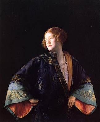 蓝色柑橘外套 The Blue Mandarin Coat (1922)，约瑟夫·德坎普