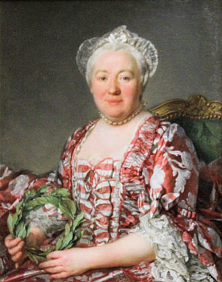 伏尔泰侄女丹尼斯夫人的肖像 Portrait De Madame Denis, Nièce De Voltaire，约瑟夫·杜普莱西斯