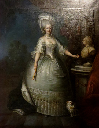 玛丽-安托瓦内特的肖像 Portrait De Marie-Antoinette (c.1779)，约瑟夫·杜普莱西斯