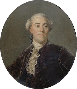 雅克·内克尔的肖像 Portrait of Jacques Necker (c.1781)，约瑟夫·杜普莱西斯
