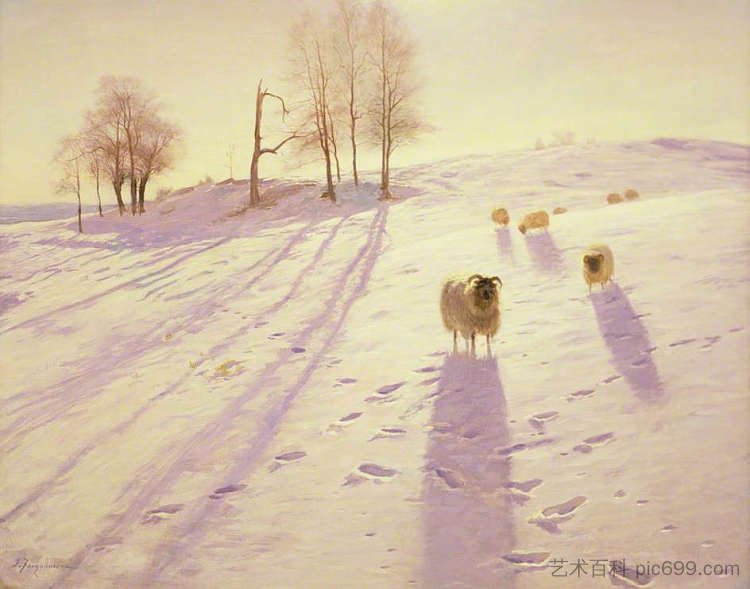 下雪时牧场床单 When Snow the Pasture Sheets，约瑟夫·法夸尔森