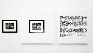 一张照片和三张照片 英语-德语 One and three photograph English-German (1965)，约瑟夫·科苏斯