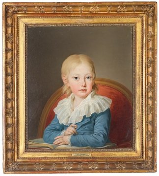 约瑟夫·弗朗茨·利奥波德大公小时候 Archduke Joseph Franz Leopold as child (c.1820)，约瑟夫·克罗伊青格